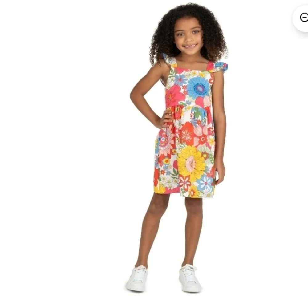 Counting Daisies Toddler Girls Woven Dress